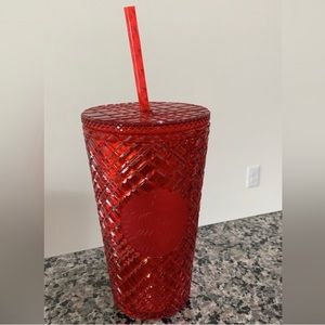 Starbucks 2021 Holiday Jeweled Tumbler RED